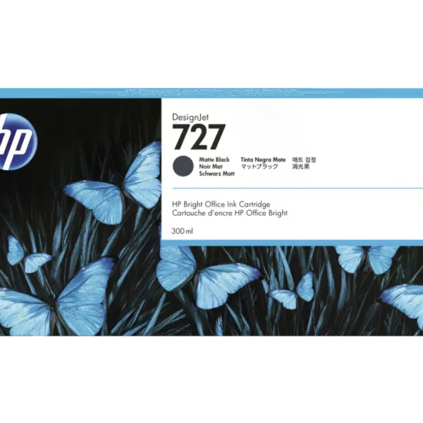 Tinte HP 727MK_300ml - Matte black C1Q12A