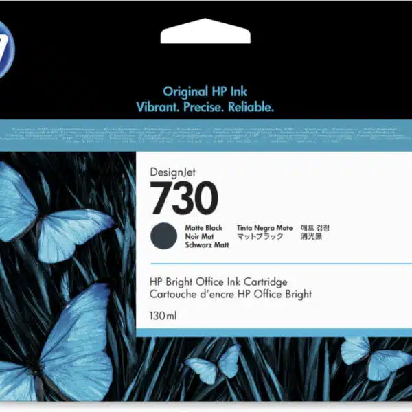 Tinte HP 730MK_130ml - Matte Black P2V65A
