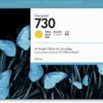 Tinte HP 730Y_300ml - Yellow P2V70A