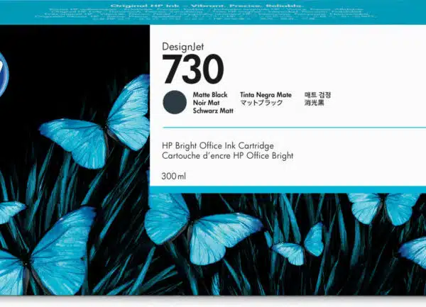 Tinte HP 730MK_300ml - Matte Black P2V71A