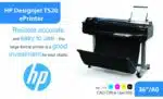 Designjet T520 36" 914mm A0 - Großformatdrucker für kleinere Büros – Bild 3