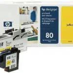 HP No.80 - Druckkopf und Reiniger yellow C4823A
