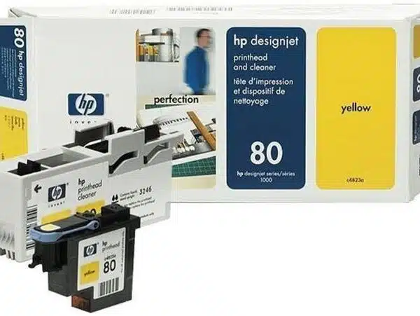 HP No.80 - Druckkopf und Reiniger yellow C4823A
