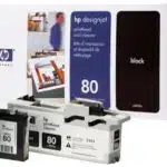 HP No.80 - Druckkopf + Reiniger schwarz C4820A