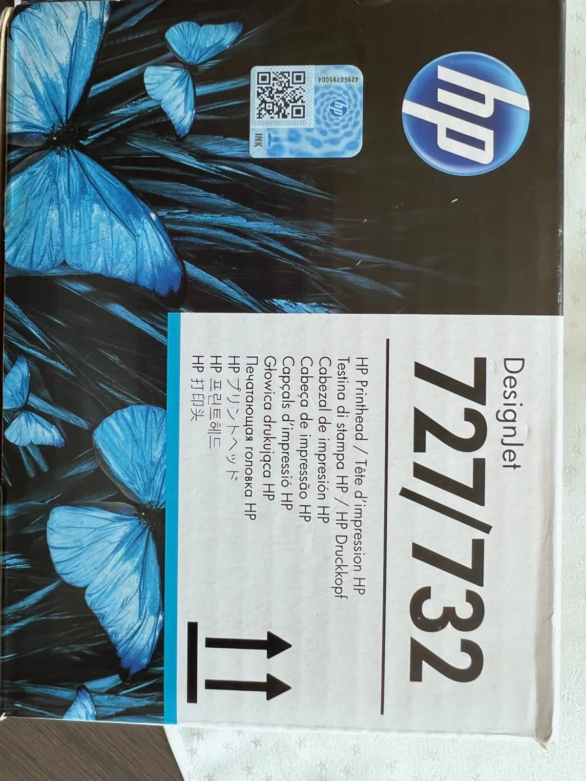 HP 727/732 Original Druckkopf B3P06A  Designjet 6-Farben – Bild 1