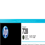 Tinte HP 728mk_300ml - Matte black -  F9J68A