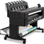HP Designjet T1530PS 914mm 36" Doppelrollen A0 Plotter Großformatdrucker mit Postscript für Mac + PC